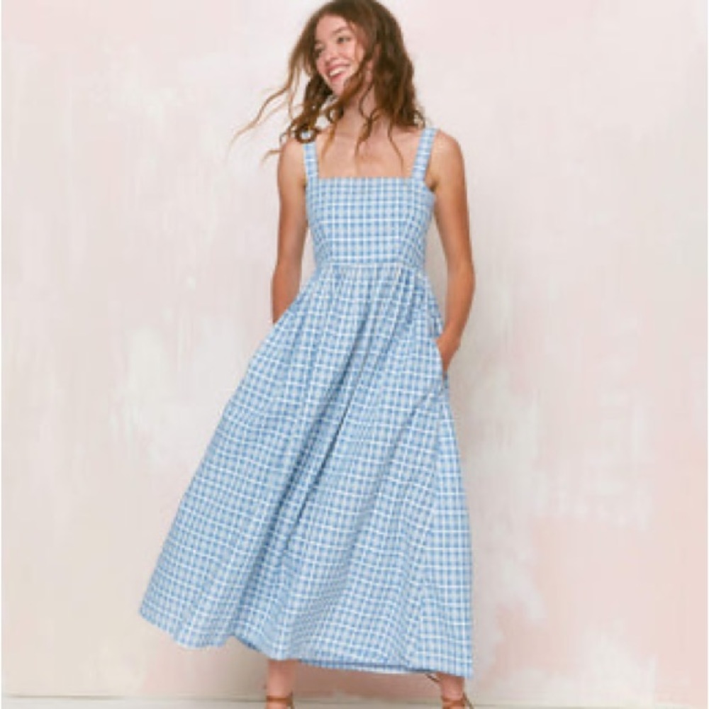 Like new christy dawn gwen dress in cornflower basket XS